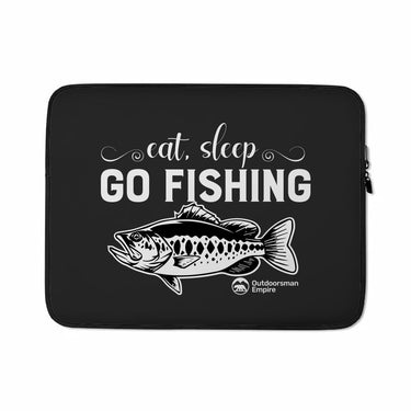 Eat Sleep Go Fishing  Laptop Sleeve